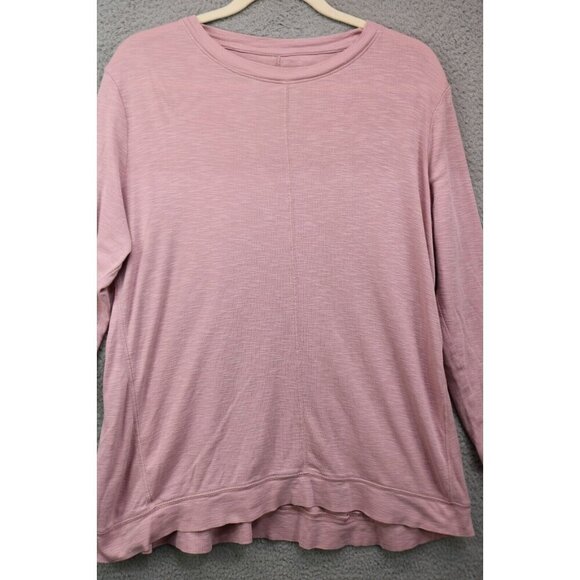 J.Jill Pima Elliptical Pink Tunic-Long Sleeves-Size Large/Petite - Picture 2 of 8